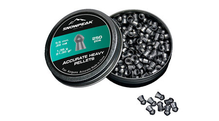 купите Свинцовые пульки для пневматики SnowPeak Accurate Heavy калибр 5.5 мм в Москве